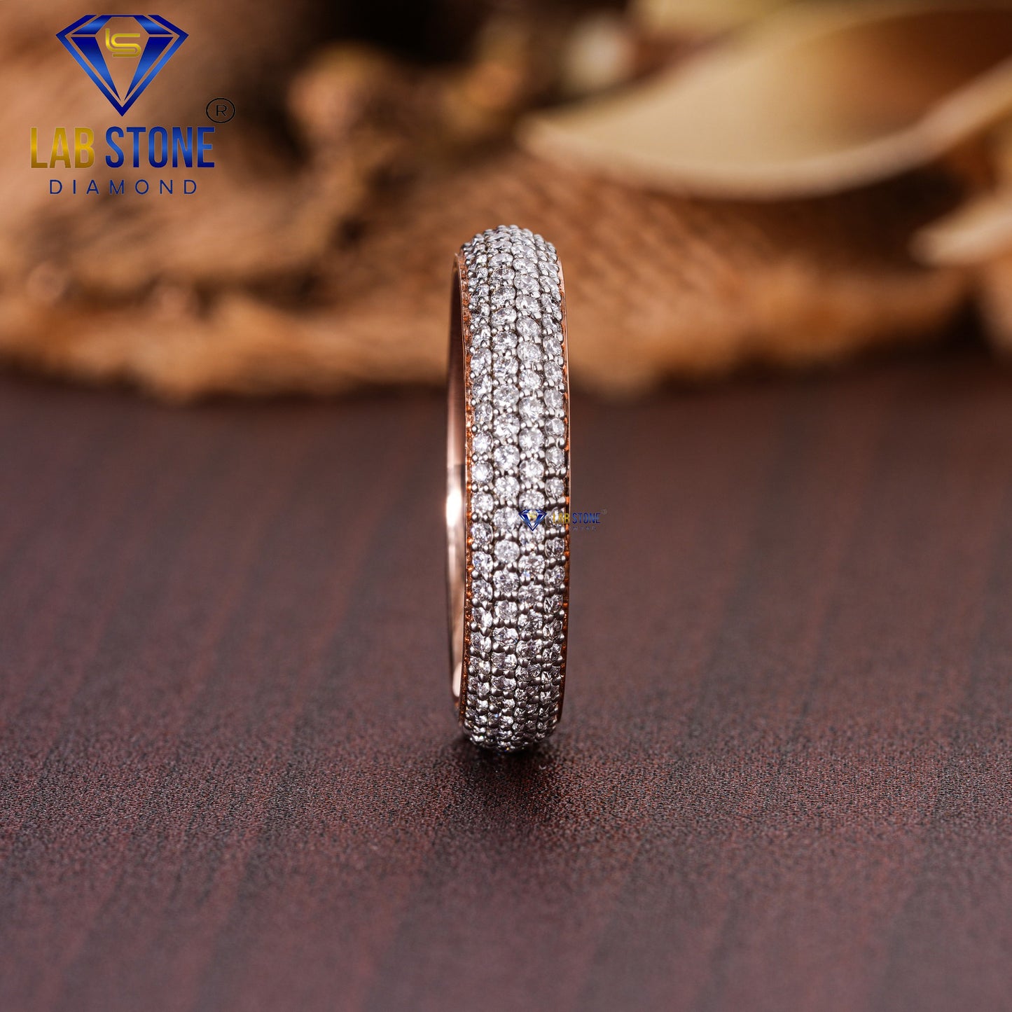 1.28 TDW Round Cut Diamond Women's Band