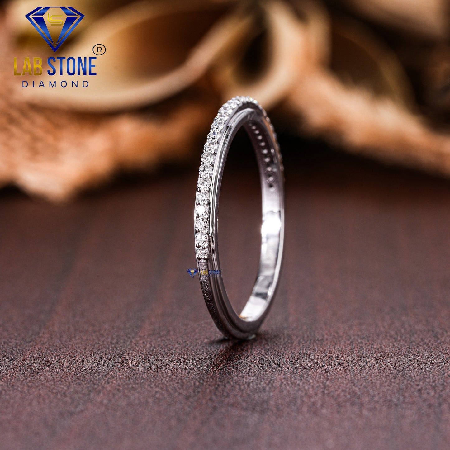 0.196 TDW Round Cut Women’s Fine Diamond Band