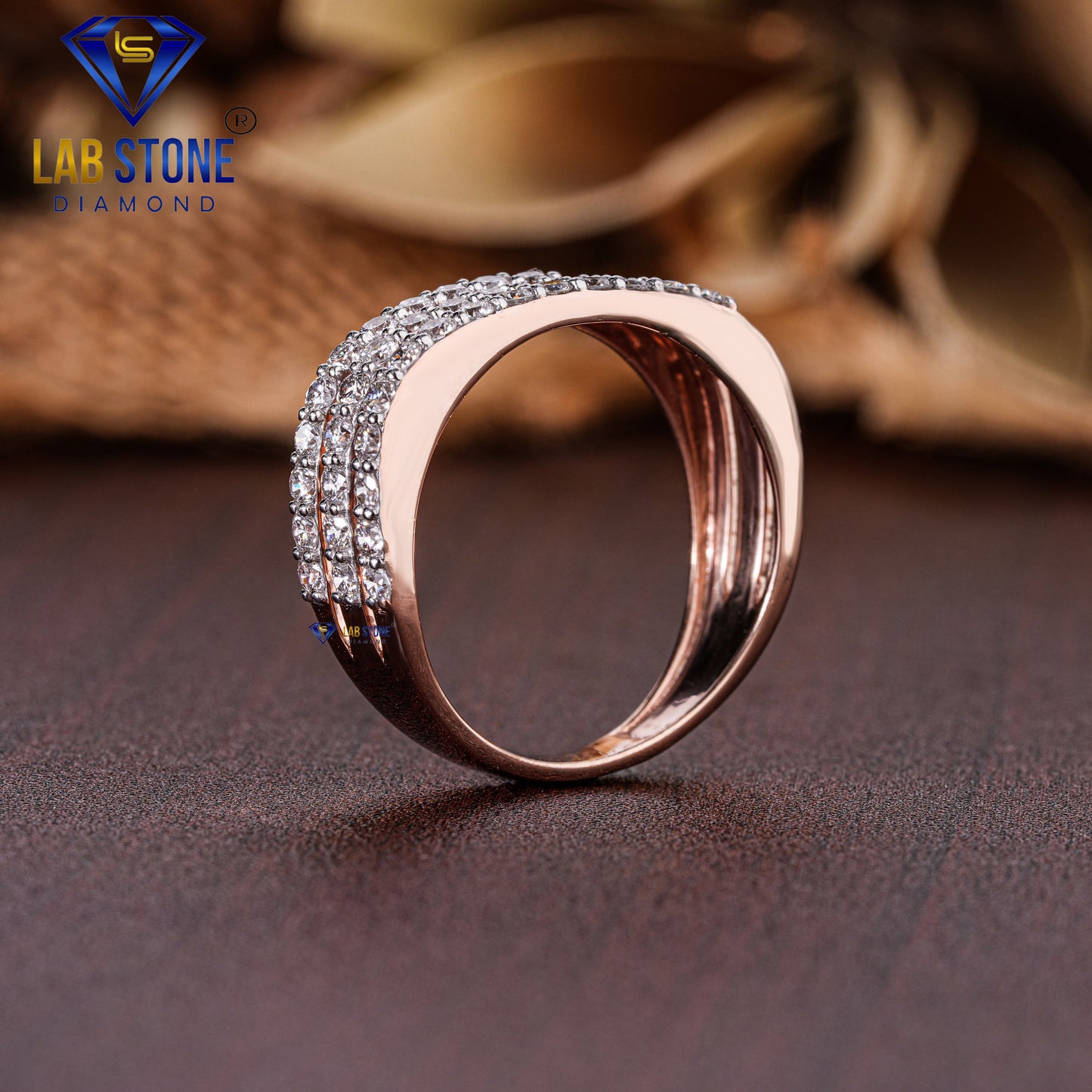 0.018 TDW Round Cut Diamond Women’s Minimal Engagement Ring