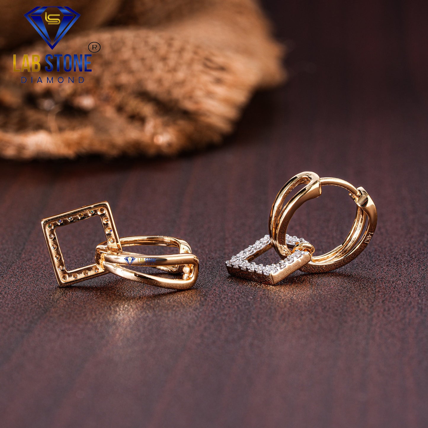 0.27 TDW Round Cut Diamond Drop & Dangle Earring