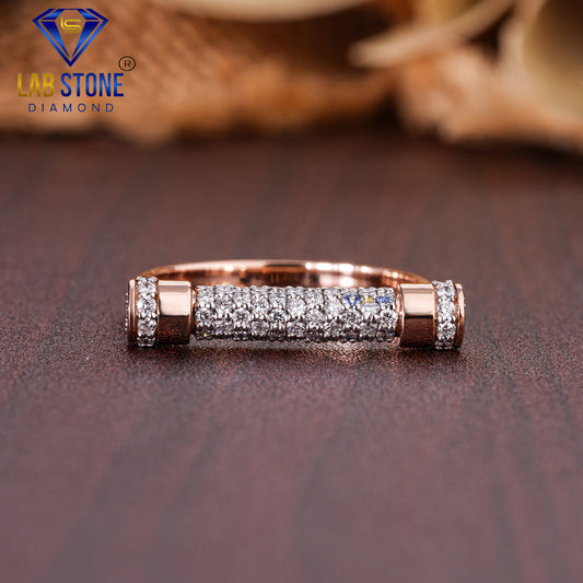 0.47 TDW Round Cut Diamond Women's Engagement Ring