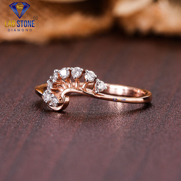 0.20 TDW Round Cut Diamond Women's Engagement Ring