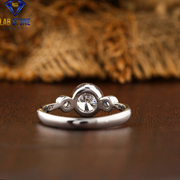 1.20 TDW Round Cut Women’s Engagement Diamond Ring