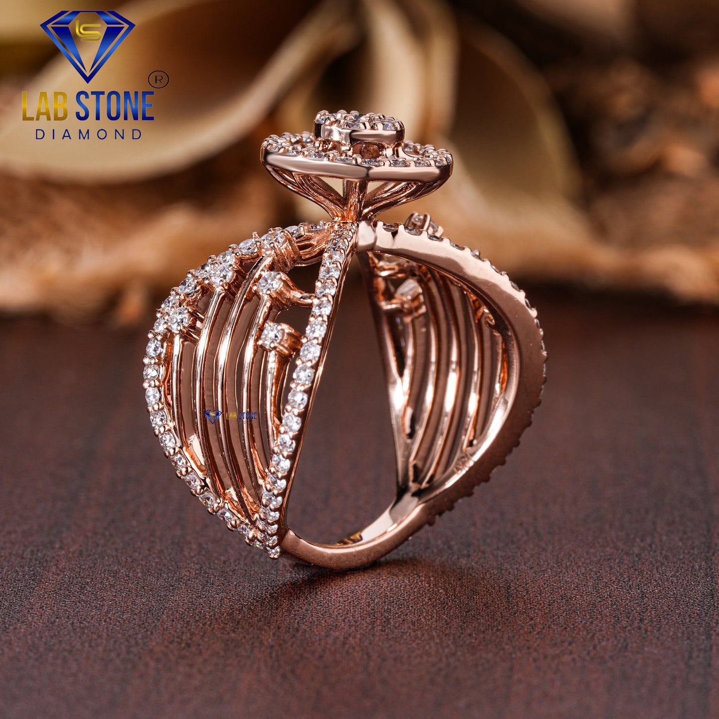 1.602 TDW Round Cut Women’s Diamond Engagement Ring