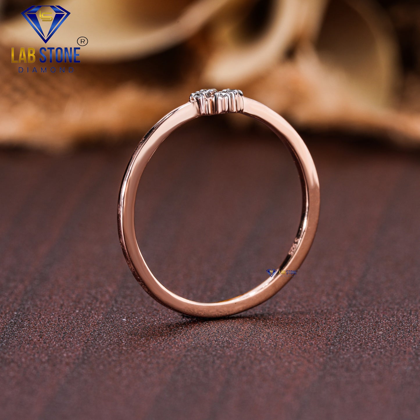 0.05 TDW Round Cut Diamond Women’s Engagement Ring