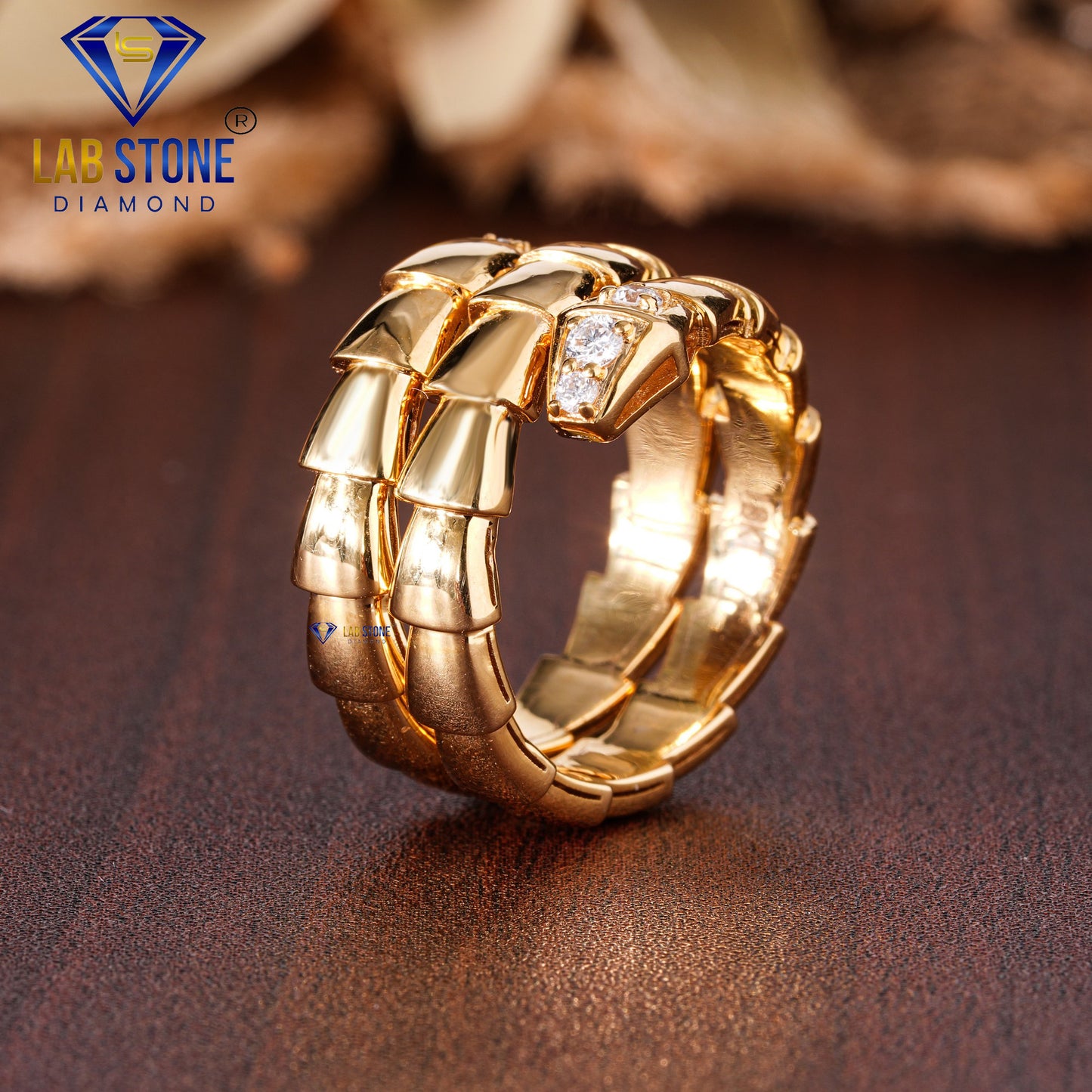 0.091 TDW Round Cut Diamond Women’s twisted Band Engagement Ring