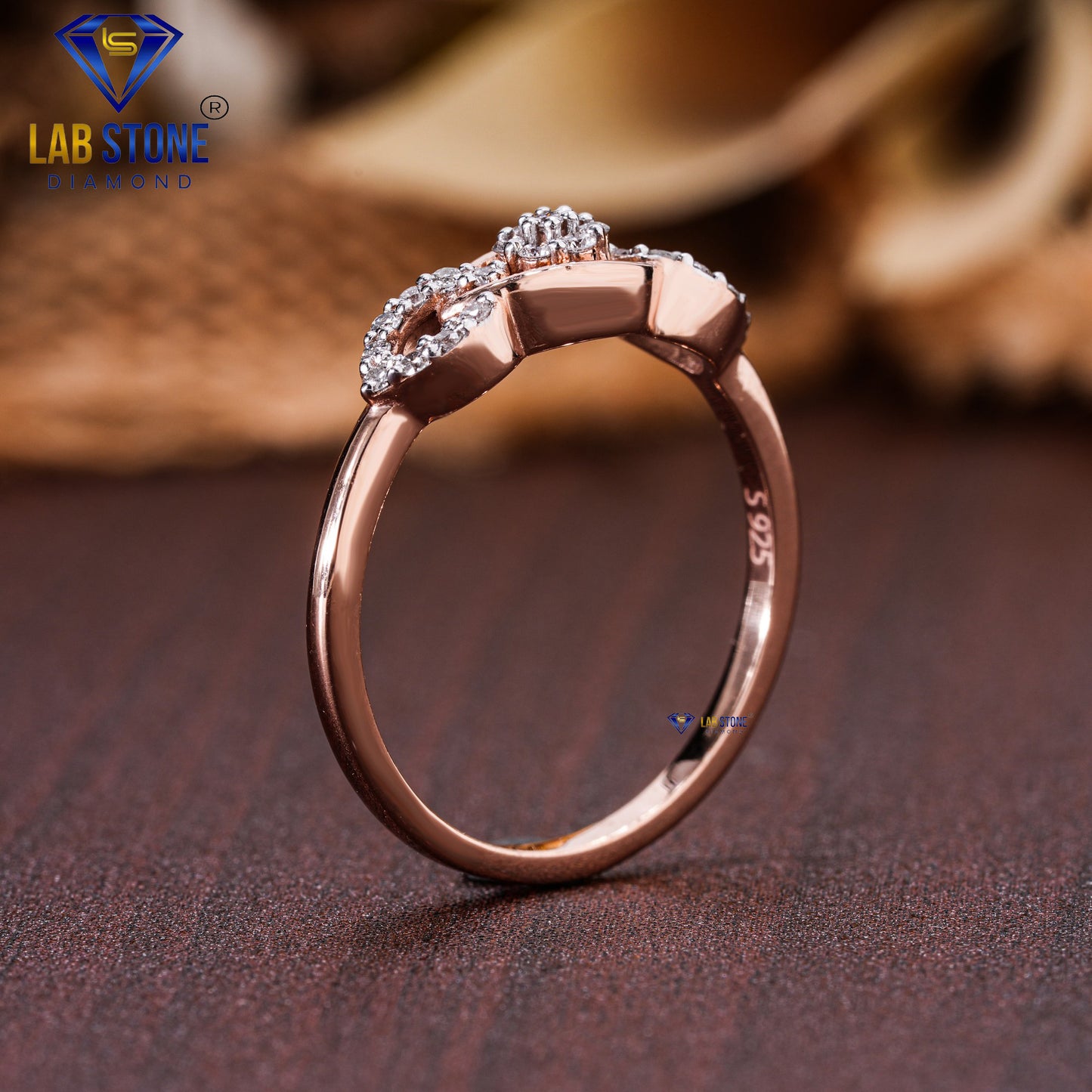 0.168 TDW Round Cut Diamond Women's Engagement Ring