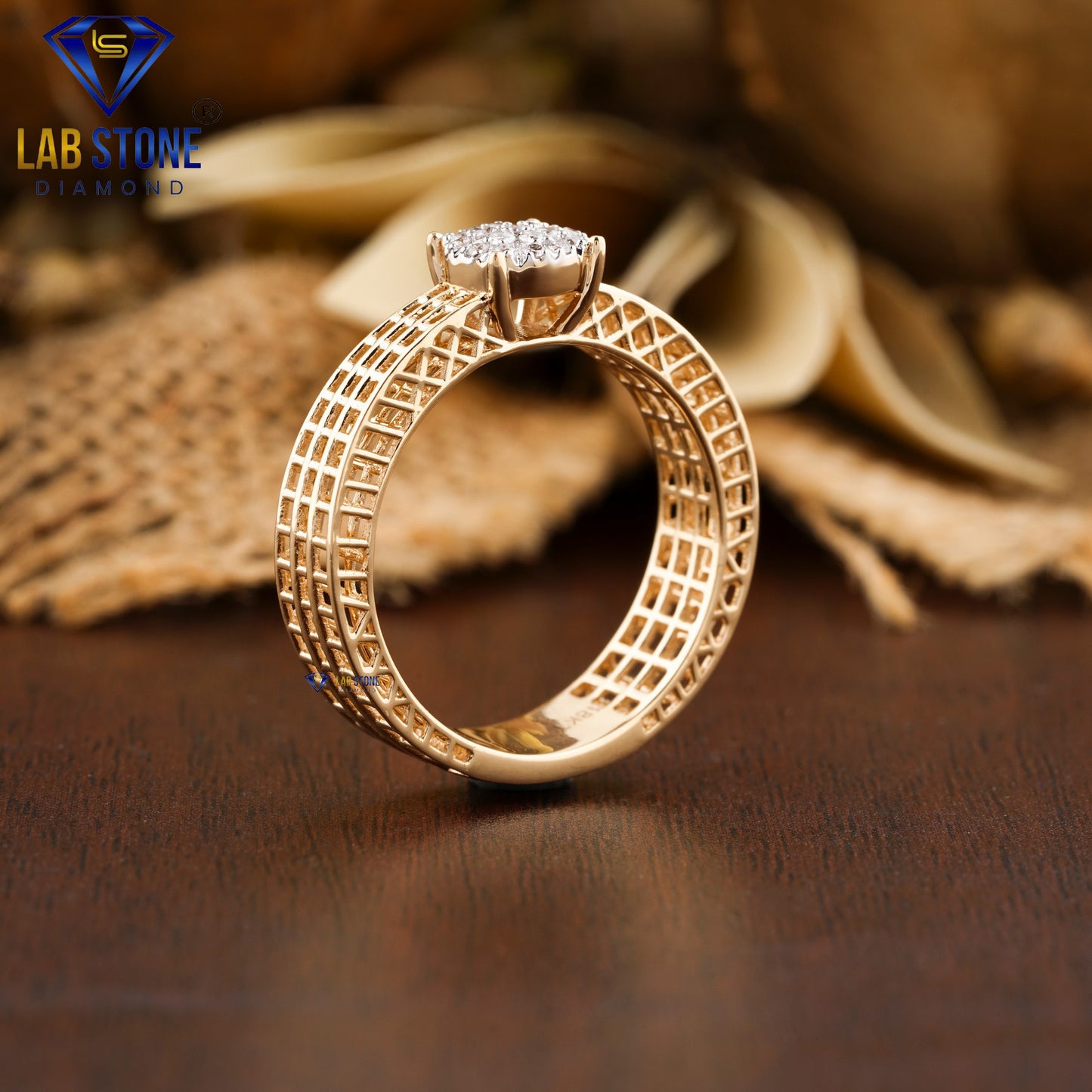 0.144 TDW Round Cut Women’s Diamond Engagement Ring