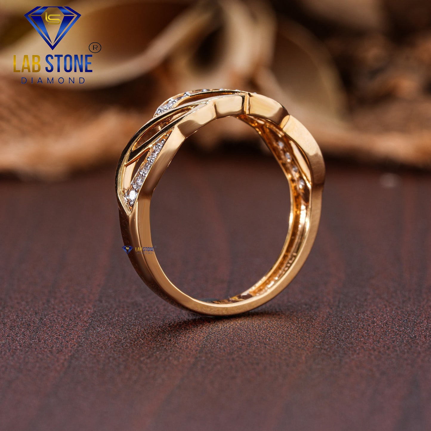 0.17 TDW Round Cut Women’s Delicate Diamond Engagement Ring