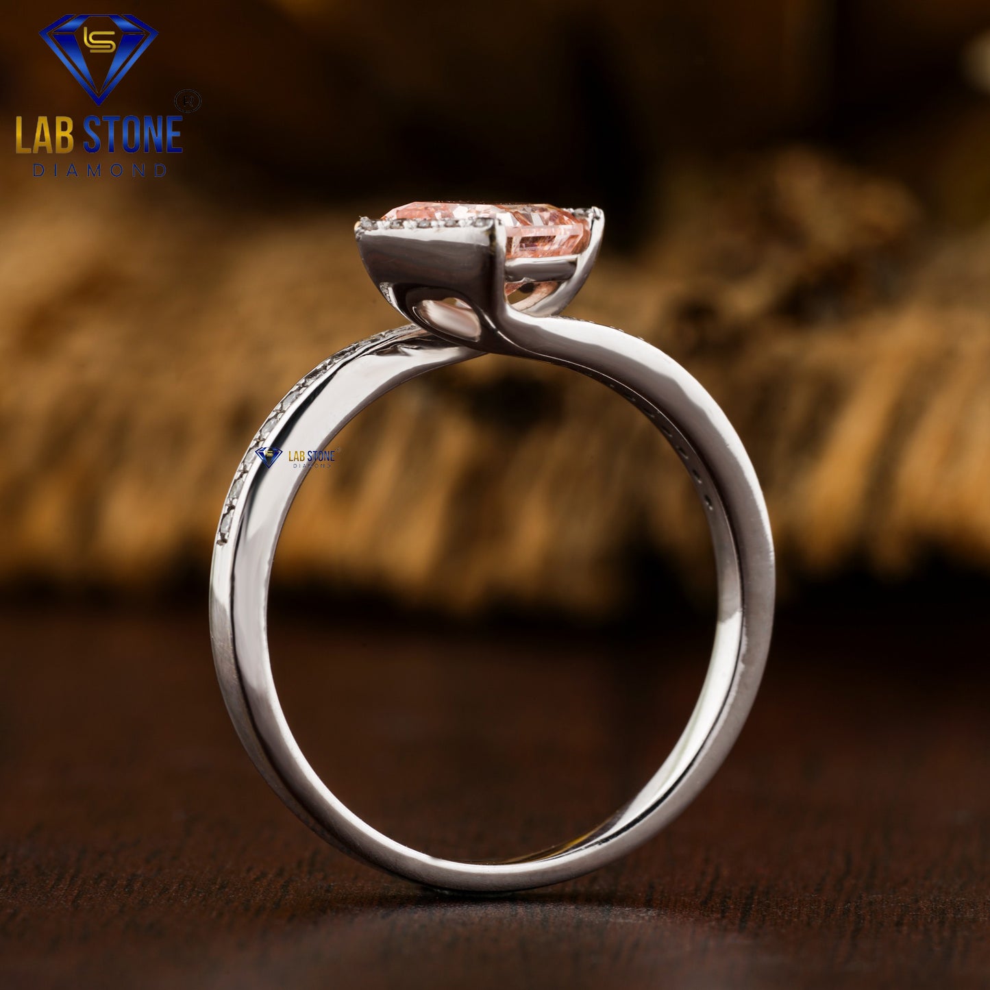 1.65 TDW F.P. Radiant & Round Cut Women’s Engagement Diamond Ring