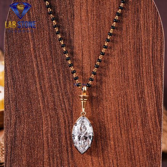 4.47 TDW Marquise Cut Diamond Women’s Mangalsutra