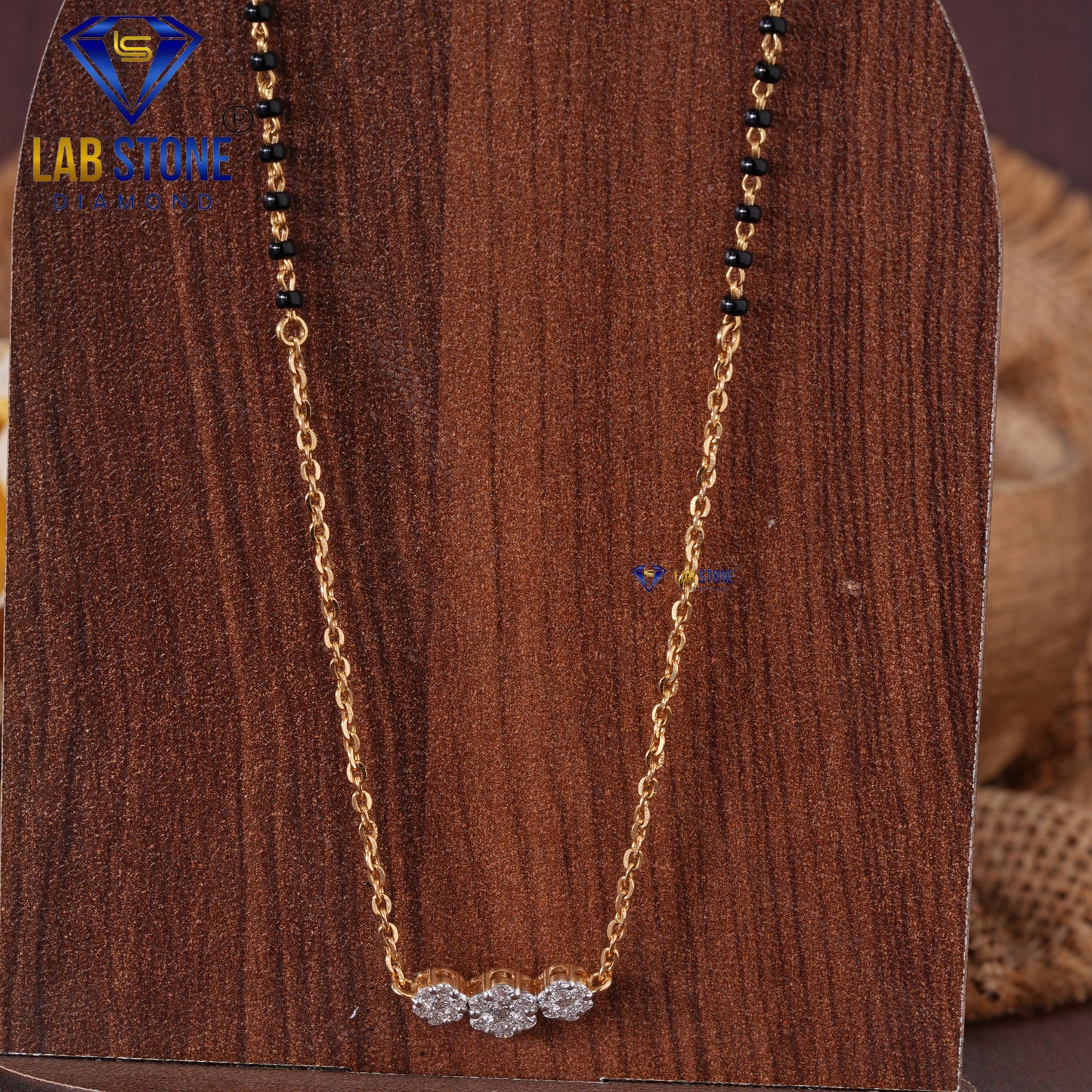 0.38 TDW Round Cut Diamond Women’s Mangalsutra