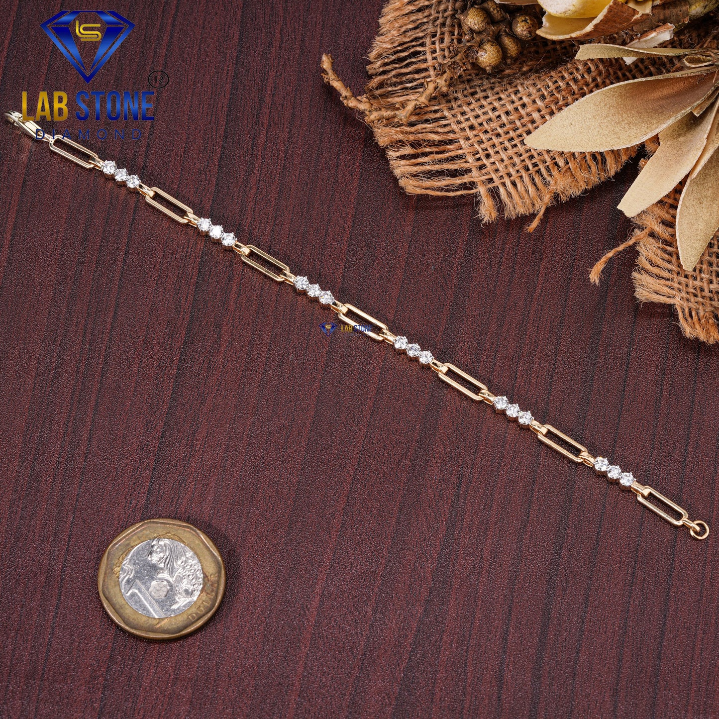 1.33 TDW Round Diamond Slider Bracelet