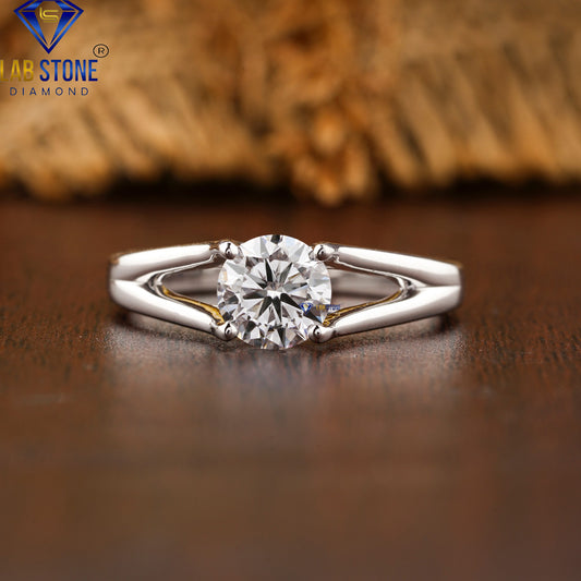 0.92 TDW Round Cut Diamond Women’s Solitaire Ring
