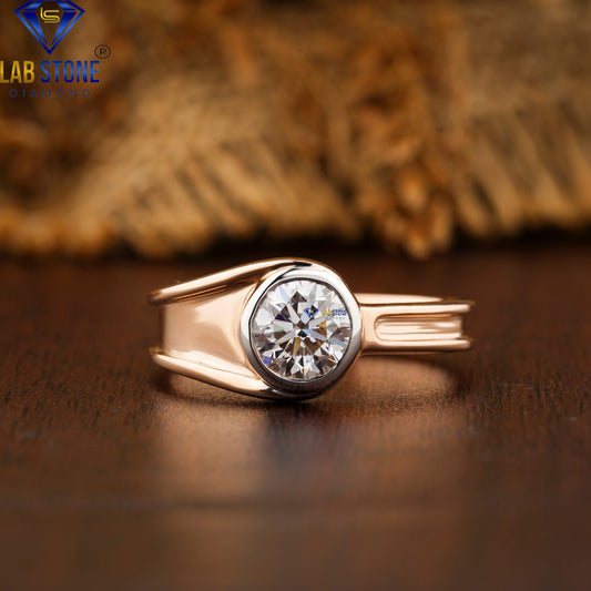 0.82 TDW Round Cut Daimond Women’s Solitaire Ring