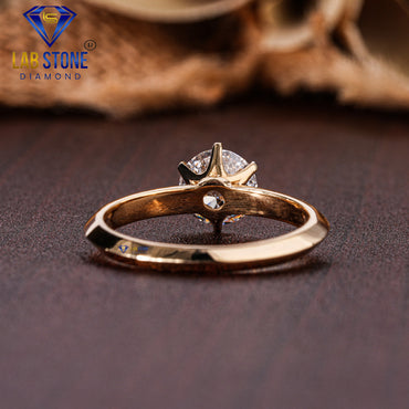 1.25 TDW Round Cut Diamond Women’s Solitaire Ring