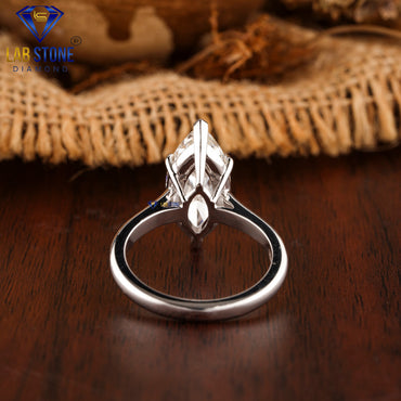 4.00 TDW Marquise Cut Women’s Solitaire Diamond Ring