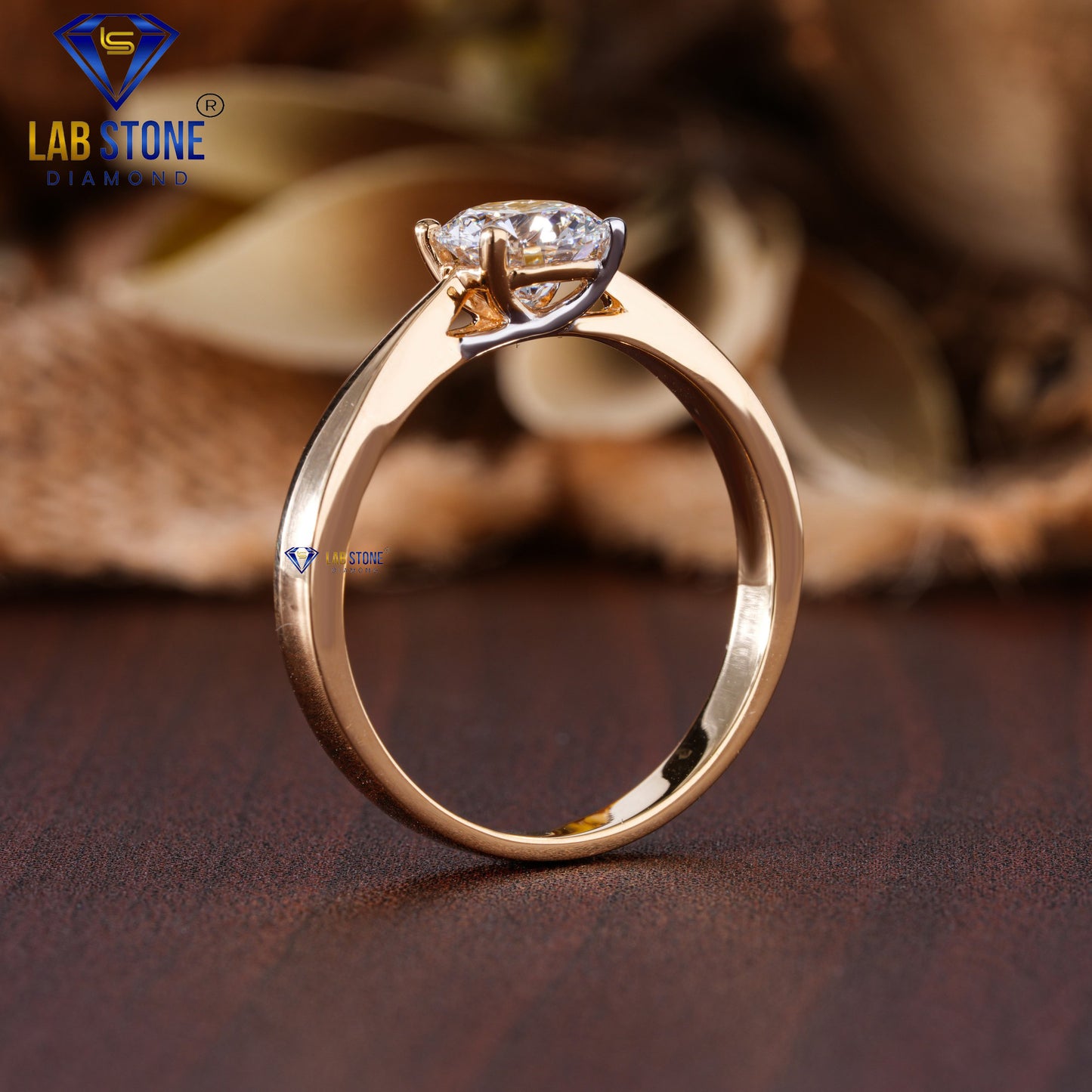 Round Cut Diamond Solitaire Ring 1.22 TDW