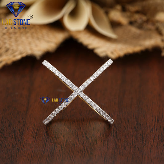 1.18 TDW Round Cut Women’s Engagement Diamond Ring