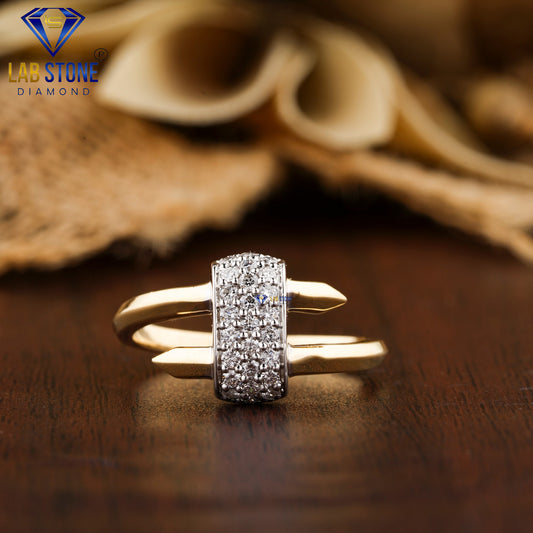 0.325 TDW Round Cut Women’s Engagement Diamond Ring