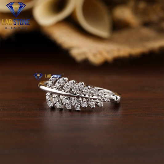 0.21 TDW Round Cut Diamond Women’s Engagement Ring