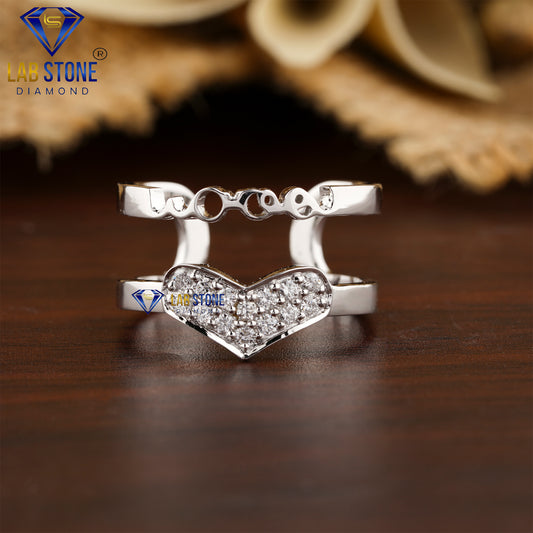 0.19 TDW Round Cut Diamond Women’s Engagement Ring