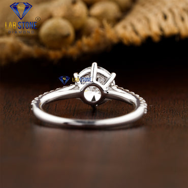 1.19 TDW Round Diamond women's Engagement Ring