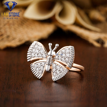 0.630 TDW Round Cut Women’s Engagement Diamond Ring