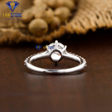 1.76 TDW Round Cut Women's Engagement Diamond Ring