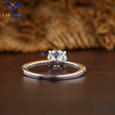 1.43 TDW Round Cut Daimond Women’s Engagement Ring