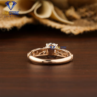 1.05 TDW Round Cut Women’s Engagement Diamond Ring
