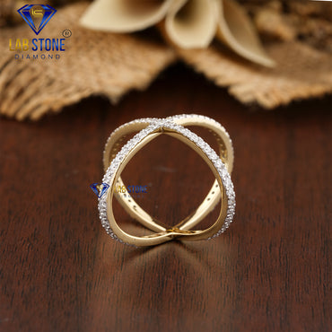 1.18 TDW Round Cut Women’s Engagement Diamond Ring