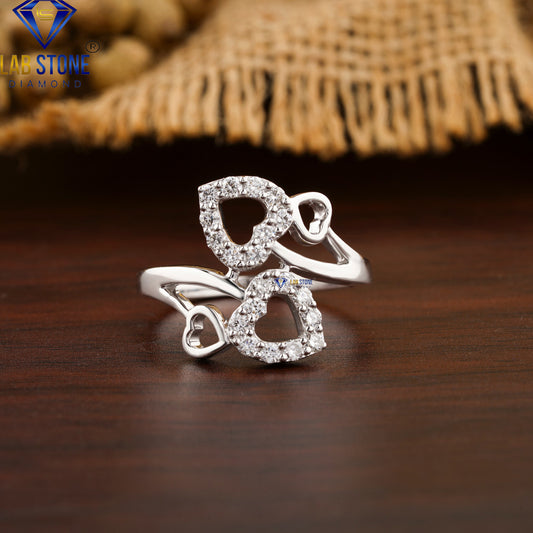 0.37 TDW Round Cut Diamond Women’s Engagement Ring