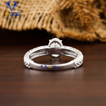 1.06 Oval Cut Women's Solitaire Diamond Ring