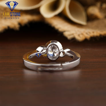 0.97 TDW Round Cut Diamond Women’s Solitaire Ring