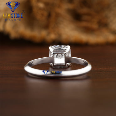 1.25 TDW Cushion Cut Daimond Women’s Solitaire Ring