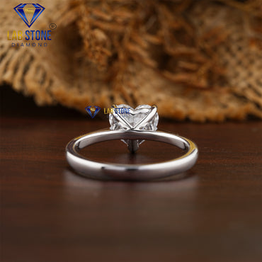 1.70 TDW Heart Cut Daimond Women’s Solitaire Ring