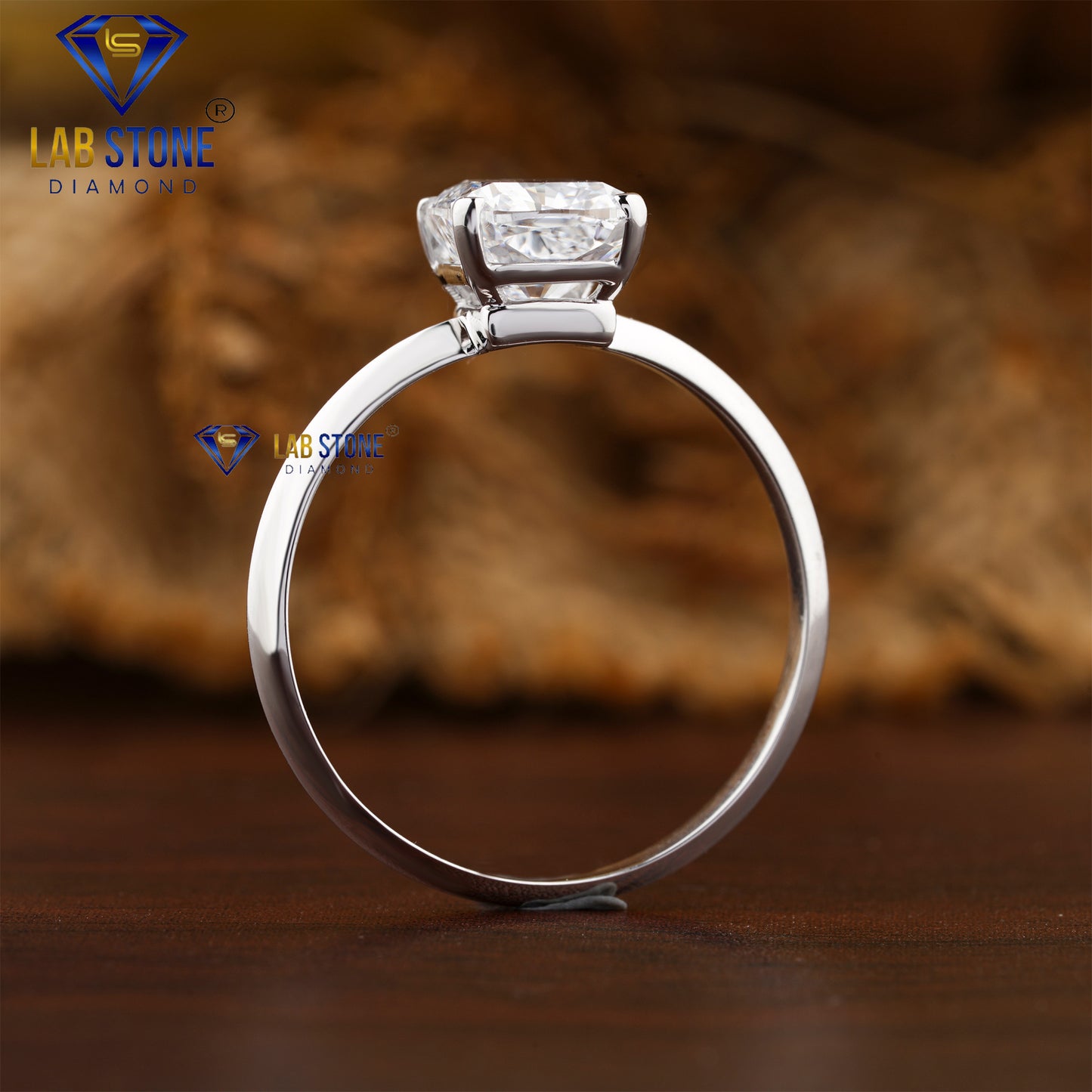 1.25 TDW Cushion Cut Daimond Women’s Solitaire Ring