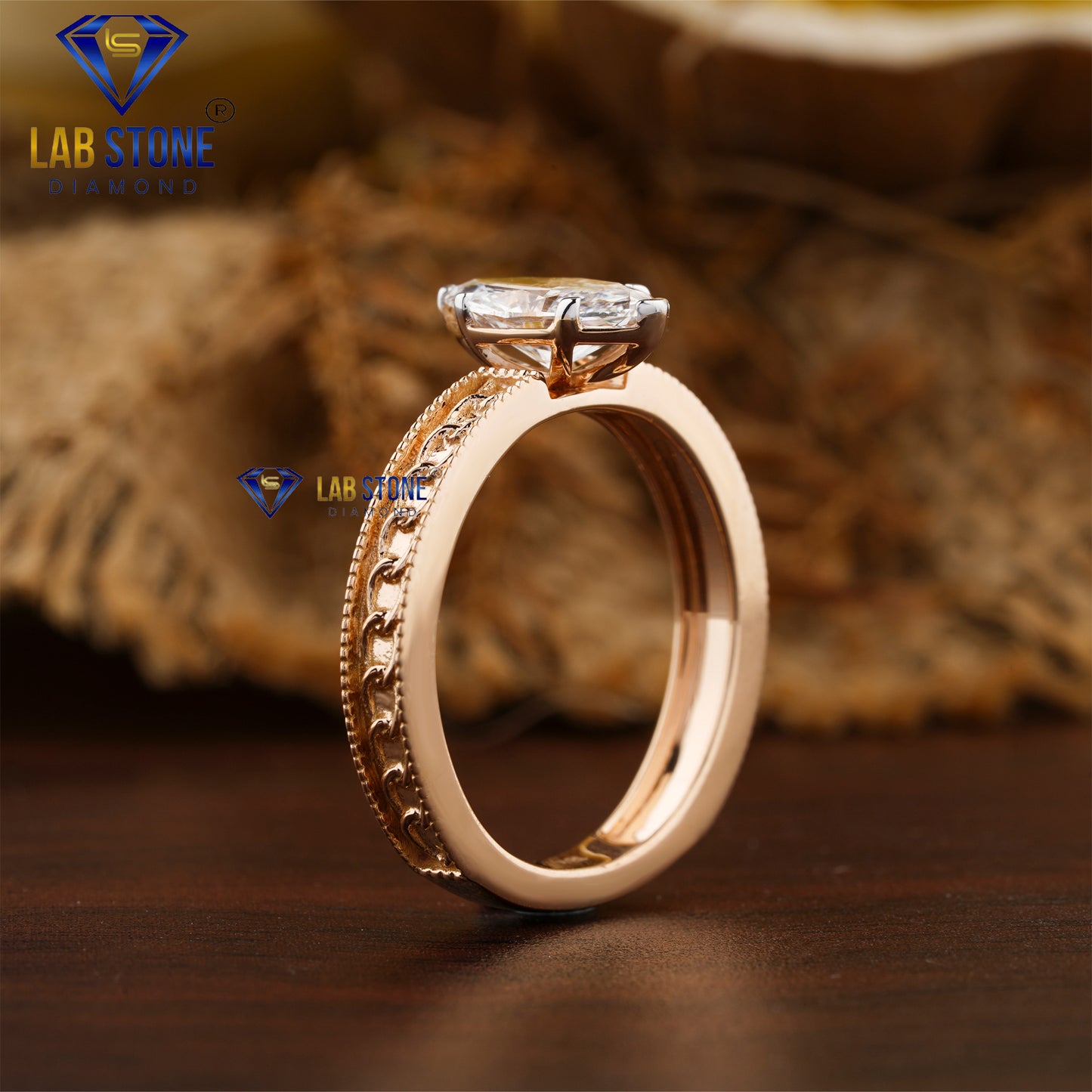 1.02 TDW Marquise Cut Daimond Women’s Solitaire Ring