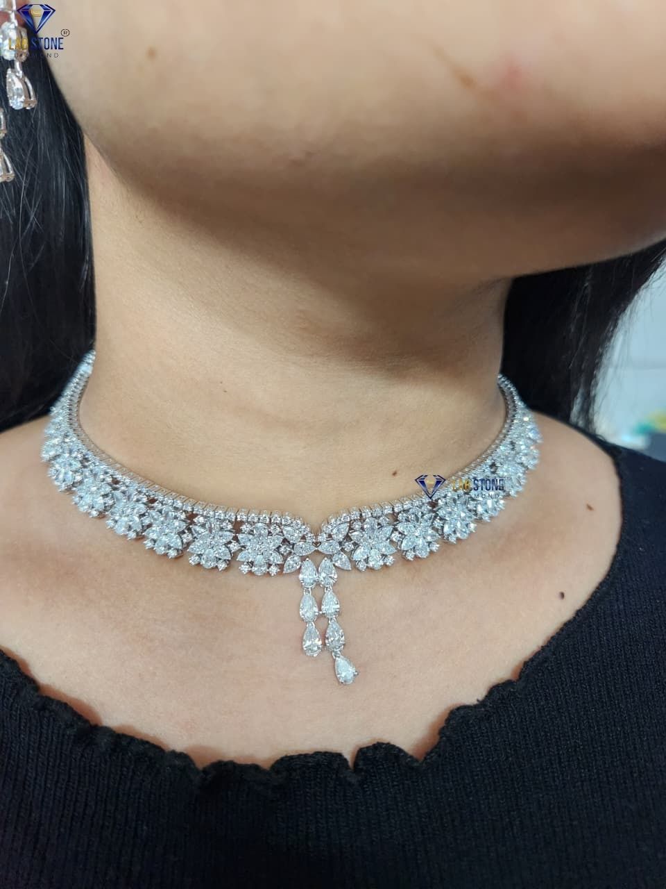 35.30 TDW Multi-Shape Diamond Necklace Set