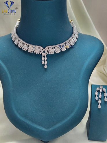35.30 TDW Multi-Shape Diamond Necklace Set