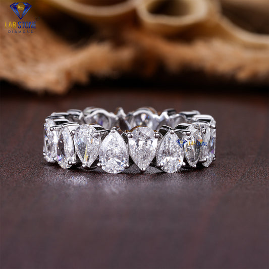4.25 TDW Pear Cut Diamond Women’s Eternity Band