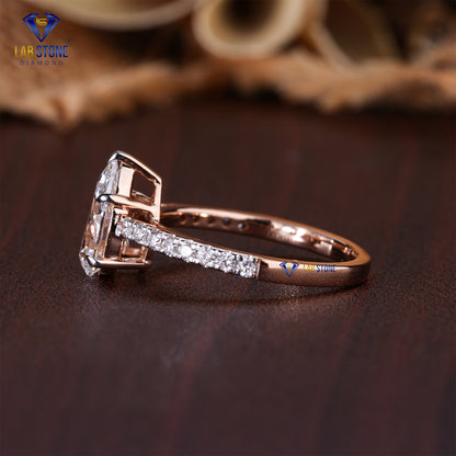 2.30 TDW Pear & Round Cut Diamond Women’s Engagement Ring