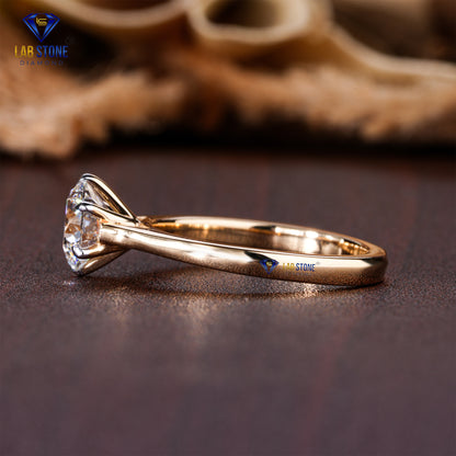 1.04 TDW Round Cut Diamond Women’s Solitaire Ring