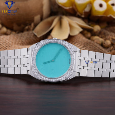 0.68 CT TDW Round Cut Diamond Watch Moissanite Diamond women's Watch