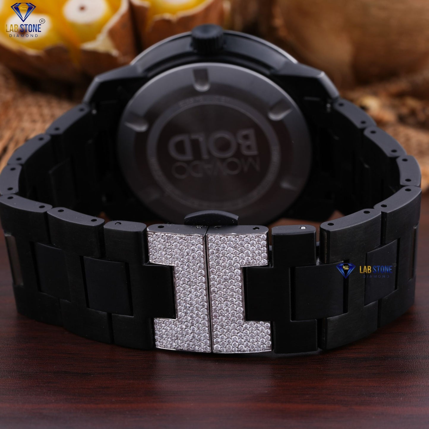 2.12 CT TDW Round Cut Moissanite DiamonD men's Watch