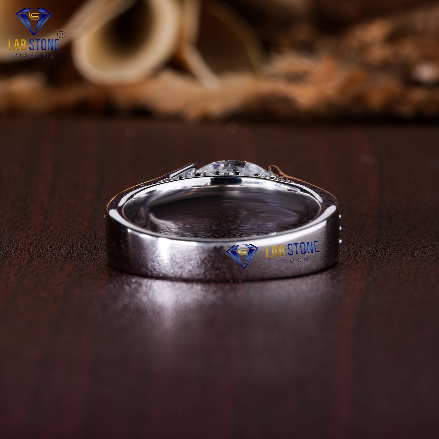 1.85 TDW Oval & Round Cut Women’s Diamond Engagement Ring