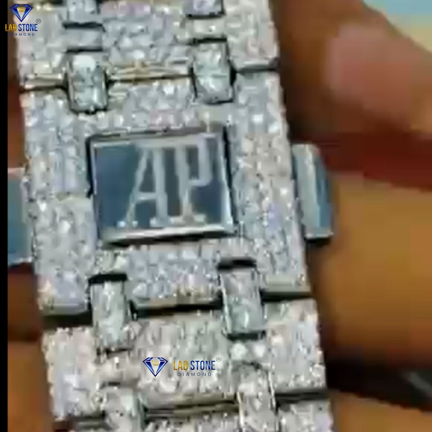 23.00 CT TDW Round Cut Men's Diamond men's Watch