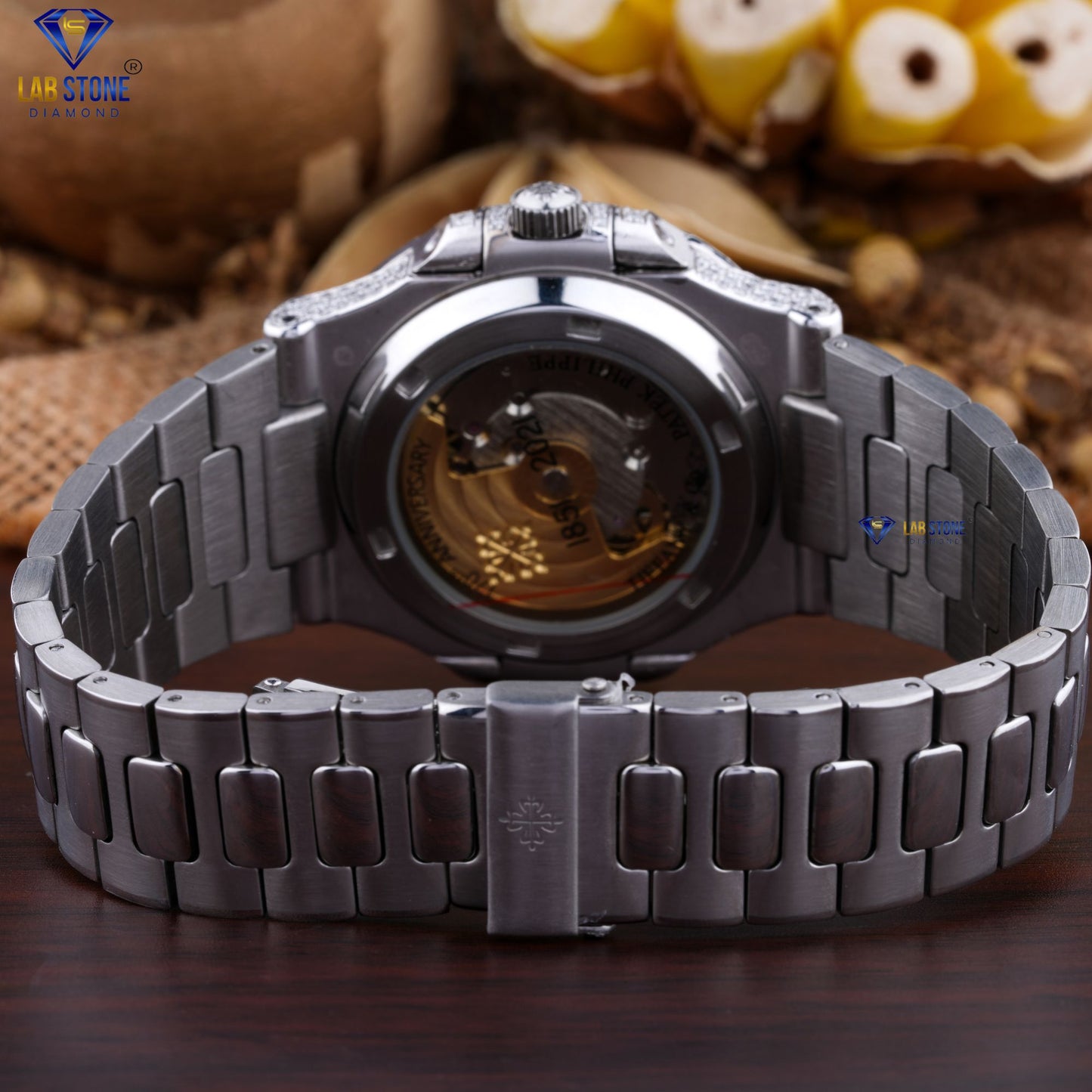 4.29 CT TDW Round Cut Moissanite Diamond women's Watch