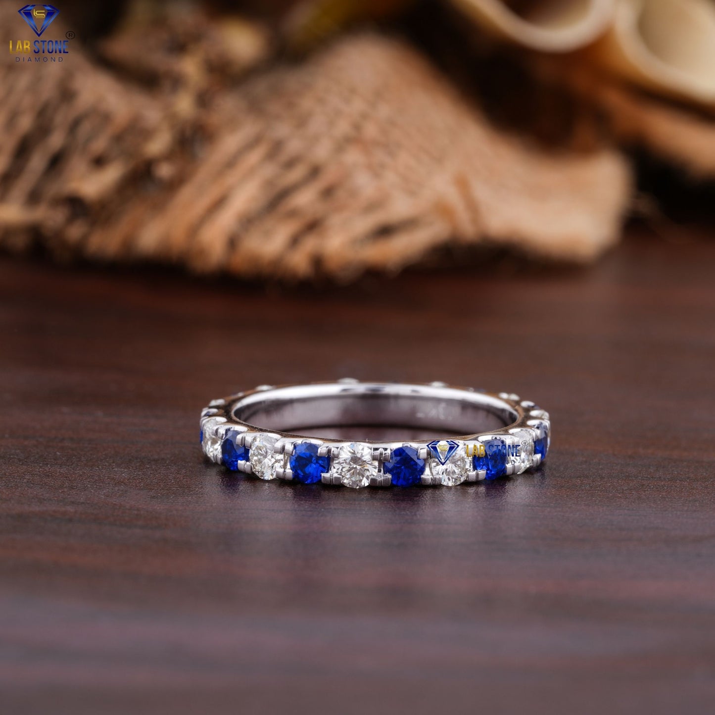 1.50 TDW Round Cut Women's Diamond Eternity Band Ring